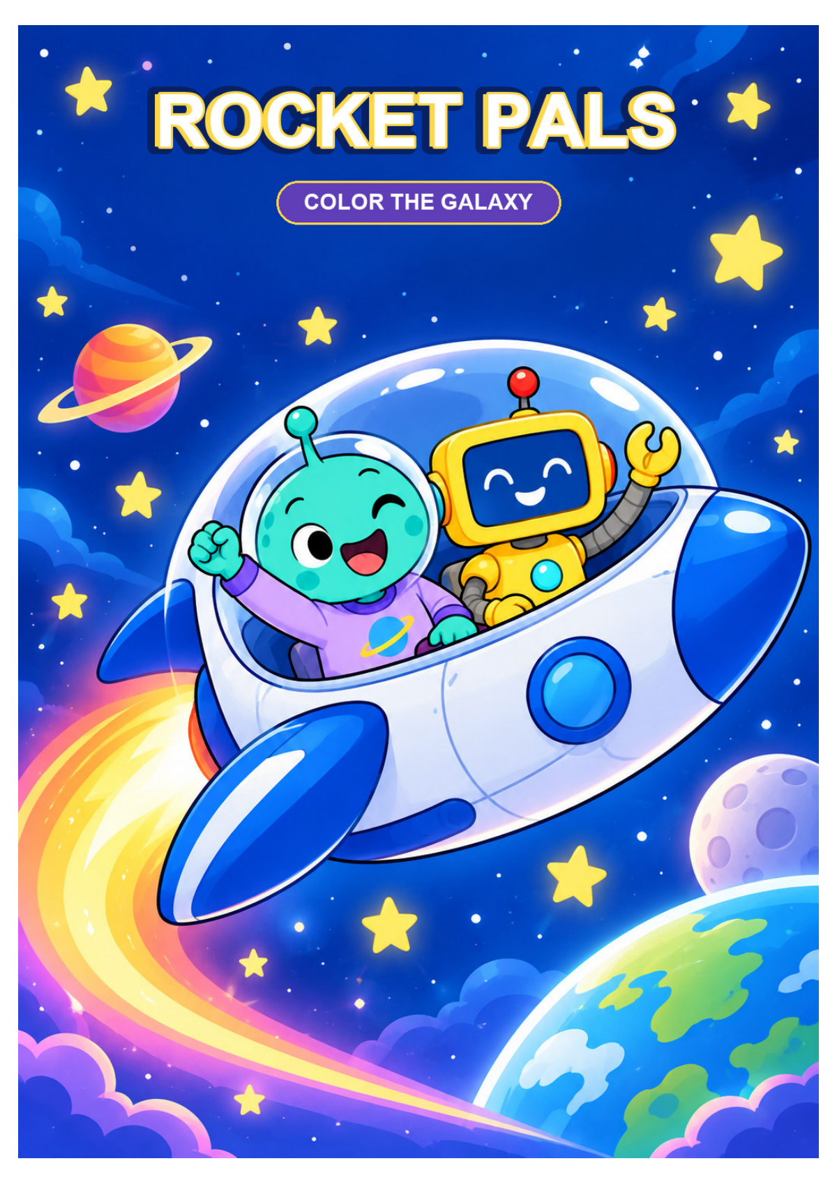 Rocket Pals — English-language cover