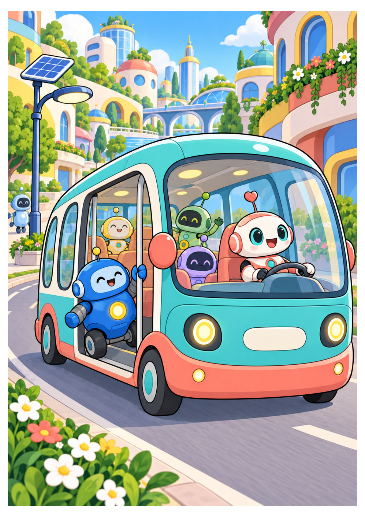 Robo Pals — Colored interior example