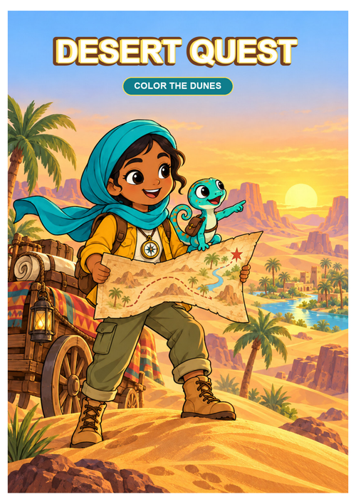 Desert Quest — English-language cover