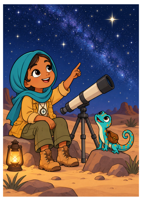 Desert Quest — Colored interior example