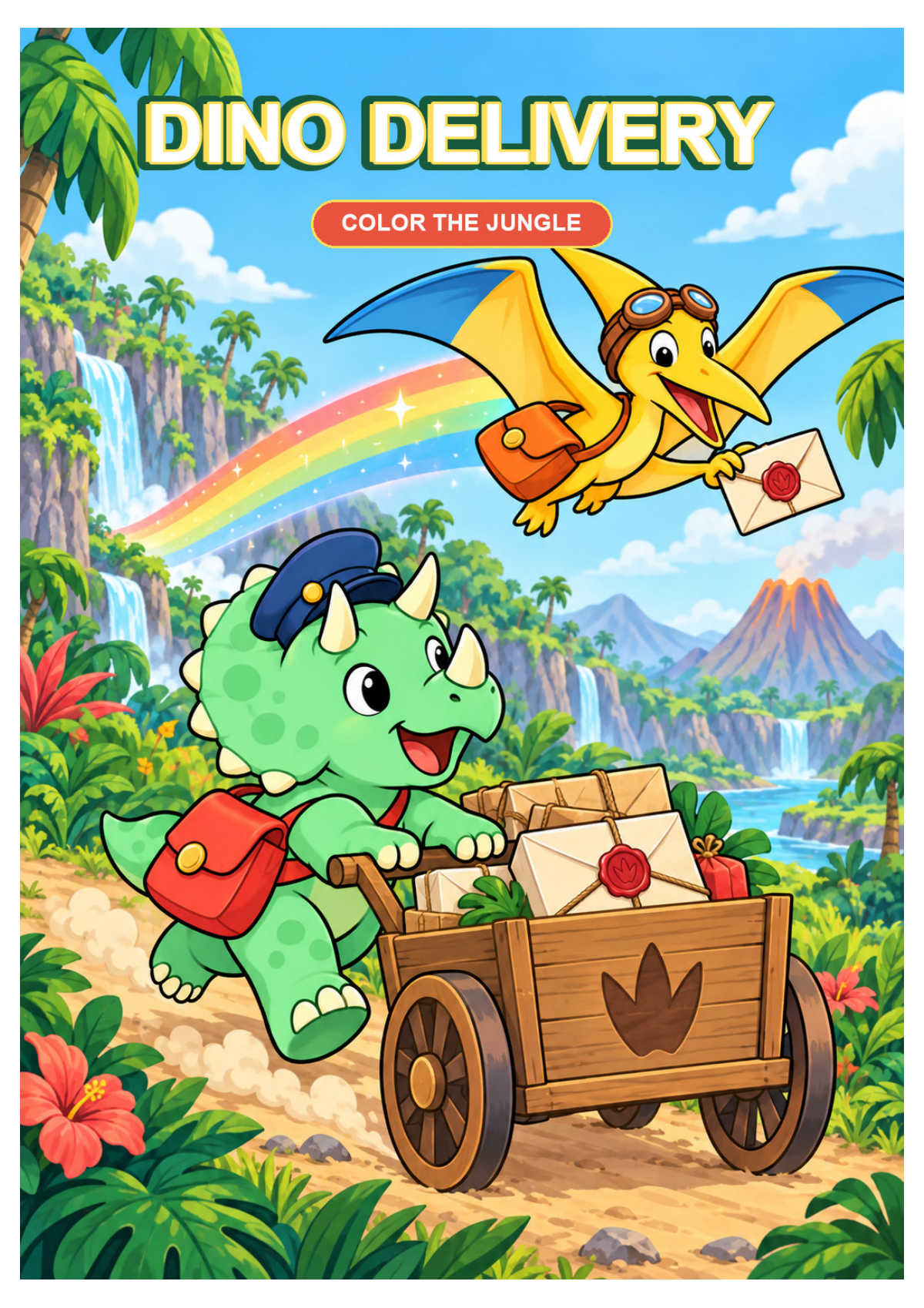 Dino Delivery — English-language cover