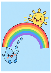 Cloud Pals — Colored interior example