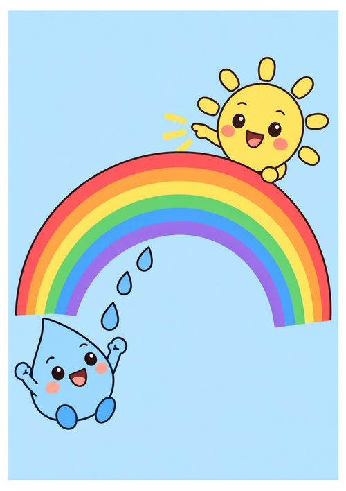 Cloud Pals — Colored interior example